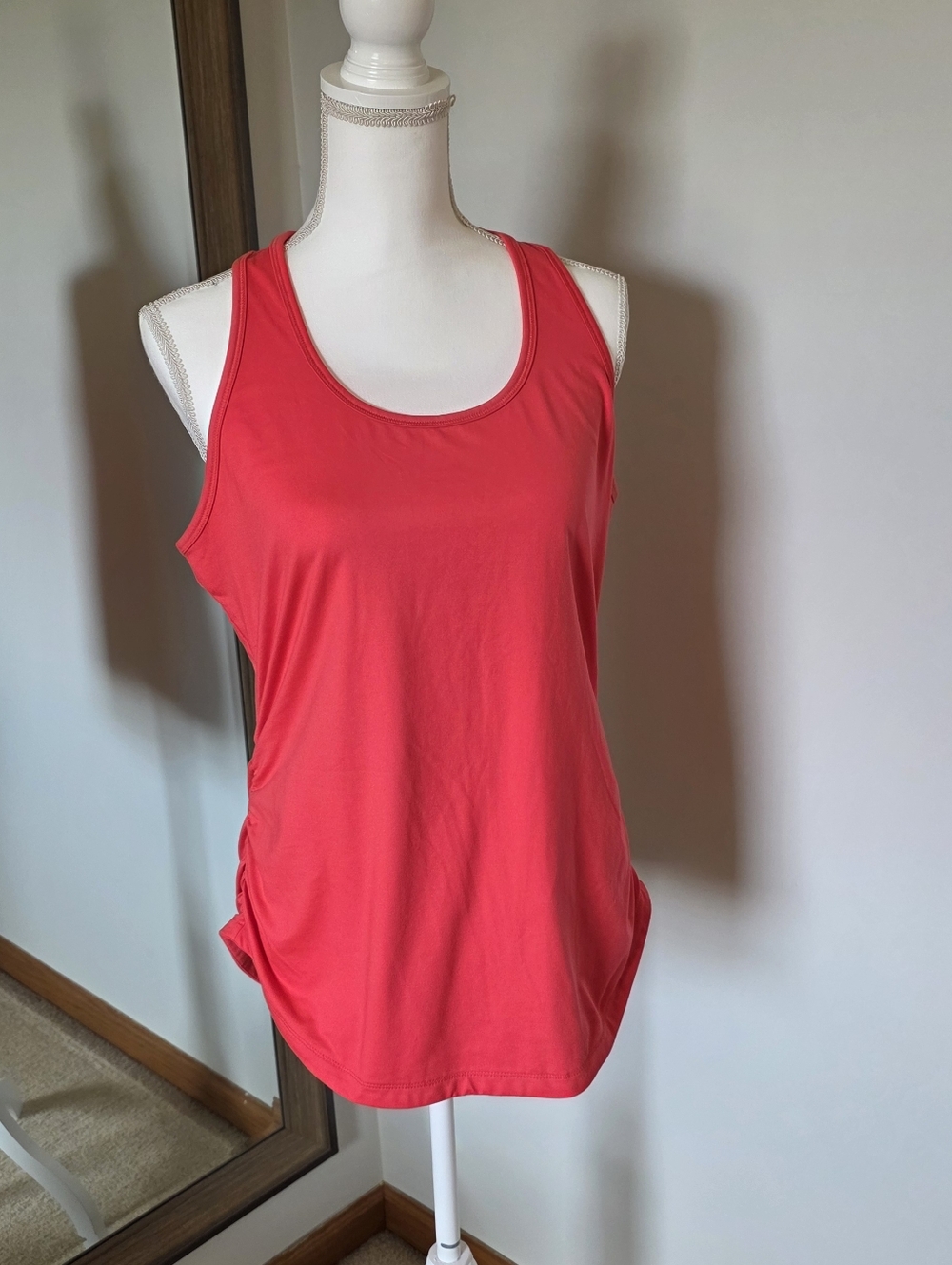 Calia Racerback Ruched Tank Top